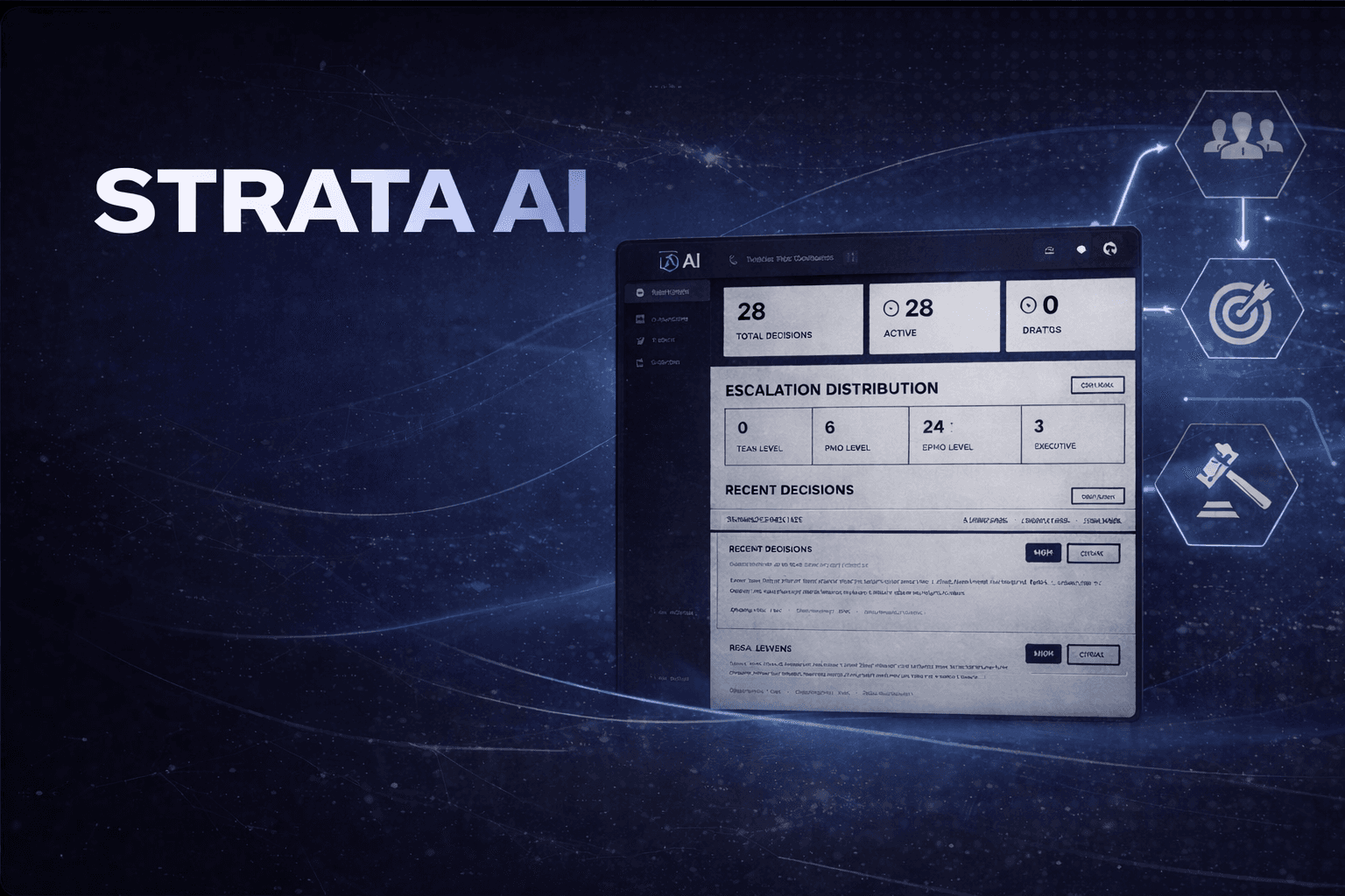 Screenshot of STRATA AI: Decision Intelligence Framework