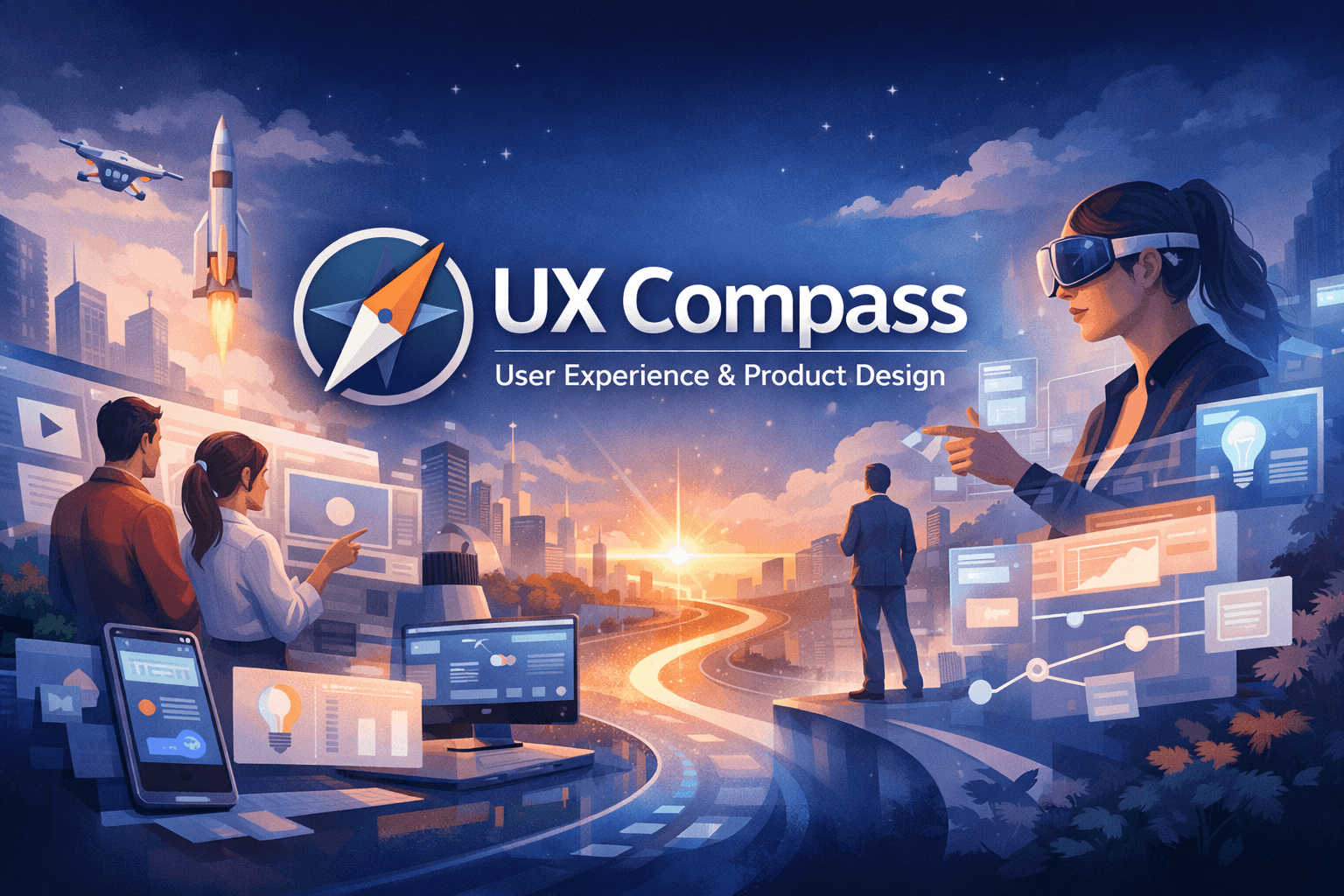 Screenshot of UX Compass: User Experience & Product Design Reference